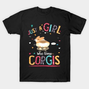 Just A Girl Who Loves Corgi (125) T-Shirt